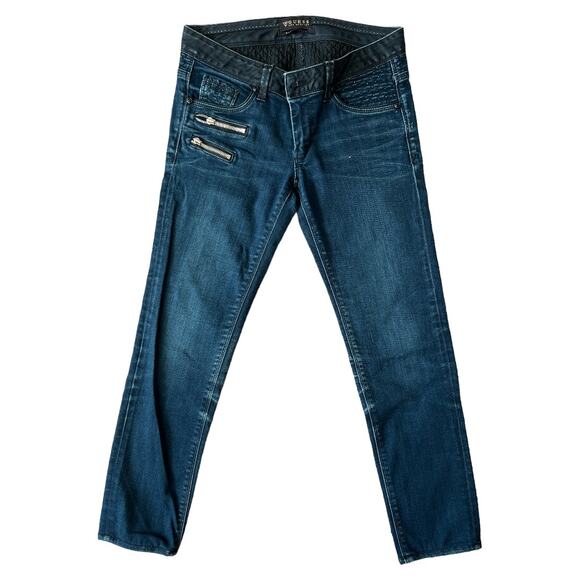 Guess Blue Dark Wash Low Rise Skinny Jeans, US27 - Picture 1 of 5